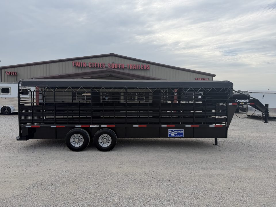 2024 Gooseneck Trailer MFG 24' Stock Gooseneck