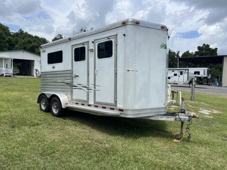 2006 Dream Coach 2 horse straight load bumper pull