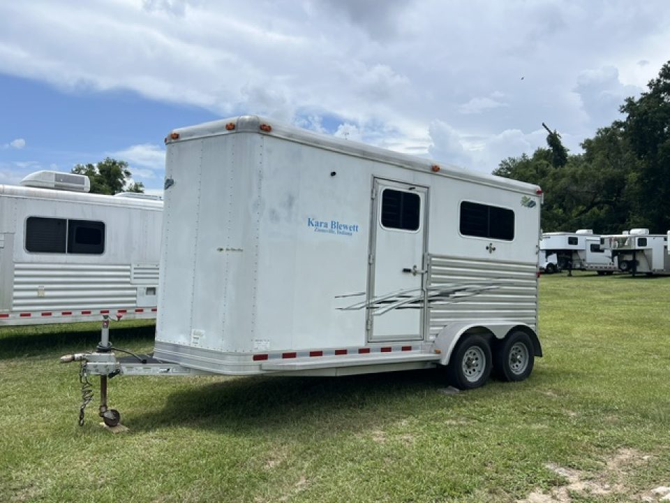 2006 Dream Coach 2 horse straight load bumper pull
